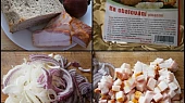 Cibulovo-špekové,chlebové placičky, Část použitých surovin