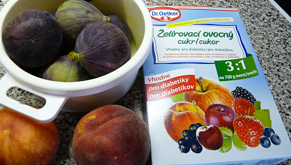 Fíková marmeláda s broskvičkou  pro diabetiky