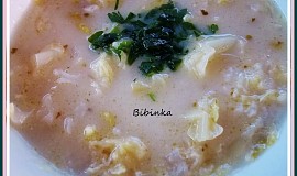 Kapustovo-zelná polévka s rýží nakyselo