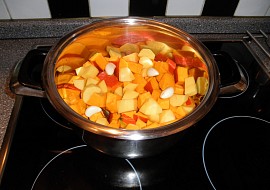 Kürbis Suppe (Hokaidová polévka)