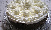 Nepečený sušenkový dort- La Vicenza (ozdobený dort)