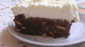 Nepečený sušenkový dort- La Vicenza, a dortík v řezu