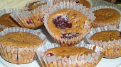 Ostružinové muffinky