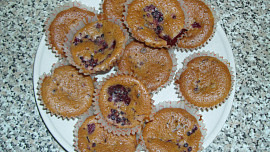 Ostružinové muffinky
