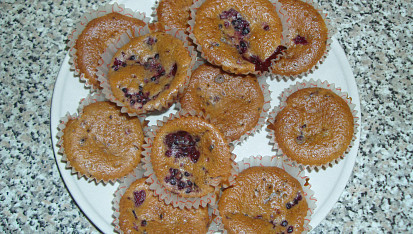 Ostružinové muffinky