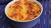 Palačinky s houbami zapečené s omáčkou Mornay ( Ficelle Picarde)