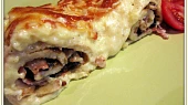 Palačinky s houbami zapečené s omáčkou Mornay ( Ficelle Picarde)
