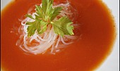Rajská polévka s řapíkem (Podáváme například s nudlemi a ozdobíme celerovými lístky)