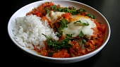 Shakshuka (rajčatová omáčka s vejci)
