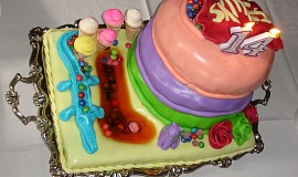 Skittles Birthday torta