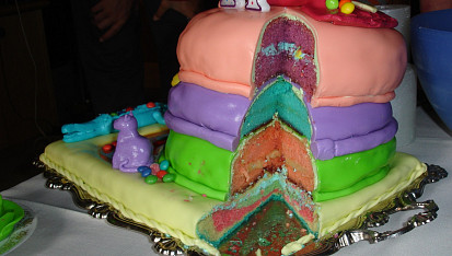 Skittles Birthday torta