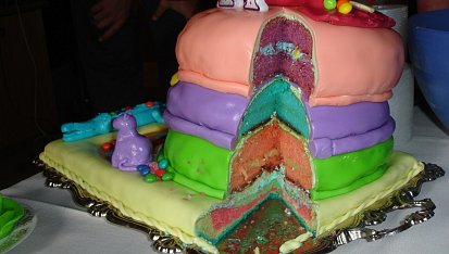 Skittles Birthday torta