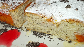 Šlehačkovo -  maková bublanina  s meruňkami