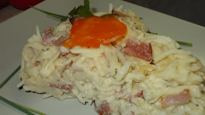 Špagety podle Roberta Strazzullo    ( Spaghetti  alla Carbonara )