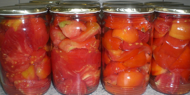 Sterilovaná rajčata na všechno