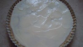 Švestkový koláč s tvarohovou náplní