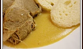 Vepřová plec na smetaně v papiňáku (tlakovém hrnci)