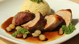 Vepřové palce (panenka) s pivní sladkokyselou omáčkou