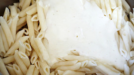 Zapečené penne těstoviny