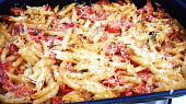 Zapečené penne těstoviny