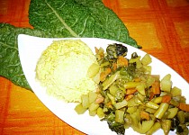 Zeleninové sabdží s mangoldem