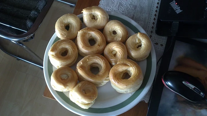 Žloutkové věnečky dle p. Romana Vaňka