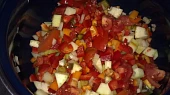 Ajvar, nakrájená zeleninka