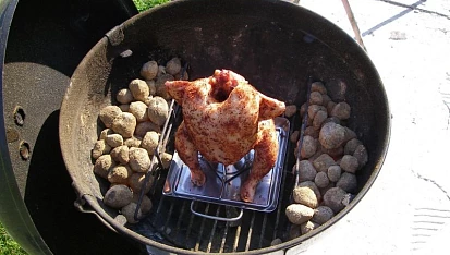 Beer Can Chicken - Kuře grilované na plechovce piva