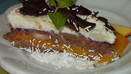 Broskvový  -  nepečený "hřích" na víkend