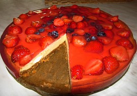 Cheesecake s ovocem