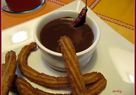 Churros s chilli čokoládou podle Dity P.