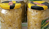 Cuketové zelí, zavařené na zimu i jiné roční období, Cuketové zelí,zavařené na zimu i jiné roční období