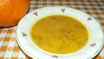 Dýňová polévka s liškami