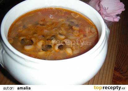 Fazolová polévka s pivem (Soupe aux haricots secs)