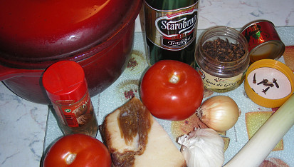 Fazolová polévka s pivem (Soupe aux haricots secs)