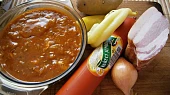 Gulášová polévka s použitím šťávy z guláše, Použité suroviny