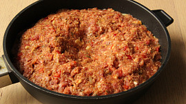 Hlíva zapečená v mletém mase