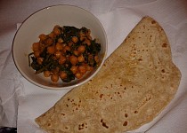 Indická kuchyně - Chole Palak (cizrna se špenátem) videorecept