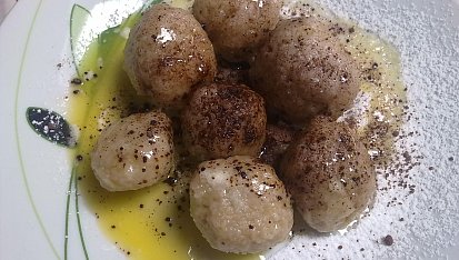 Jablkové knedlíky od tetičky Labajky, jablkové knedlíčky