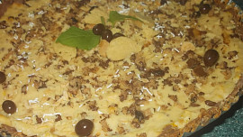 Koláč plný kokosu