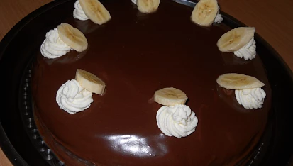 Kubánský banánový dort