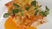 Lasagne s kapustou a sýrovým bešamelem