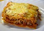 Lasagne zapečené s masem