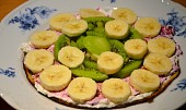 Lehká letní snídaně s příchutí banánu, Varianta s banánem a kiwi.