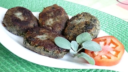 Mangoldové karbanátky s ovesnými vločkami