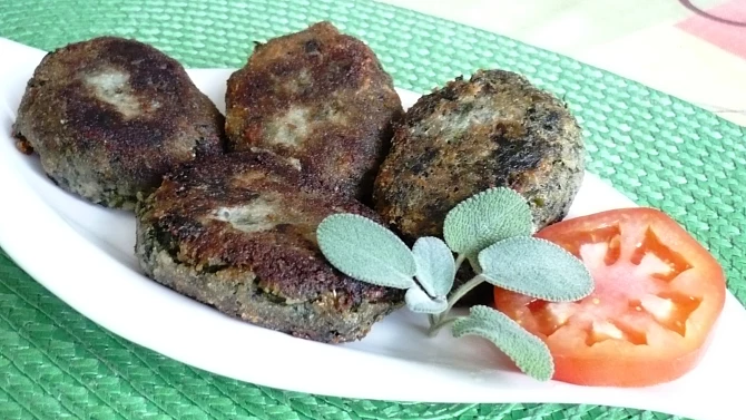 Mangoldové karbanátky s ovesnými vločkami
