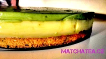 Matcha Tea kokosový dort