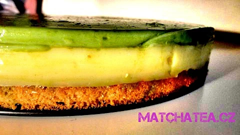 Matcha Tea kokosový dort
