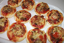 naše mini pizzi