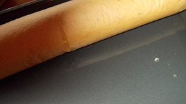 Mirabelková roláda s kakaovo - karamelovým krémem